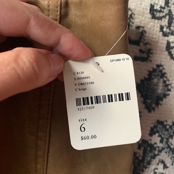 NWT FREE PEOPLE FAUX SUEDE MINI SKIRT - Picture 2 of 6